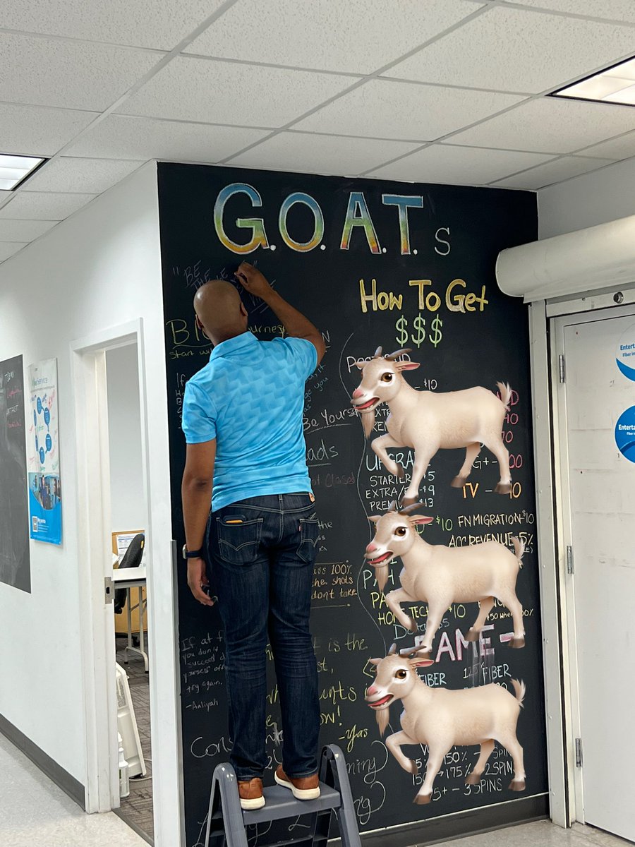 CoachMel__'s tweet photo. We got to kick off #FirstNetFriday with our new #inVINCEable 🦸🏽‍♂️Leader @VinceLeaks &amp; our awesome leader @Shawn6222 😎 The Goats are ready to lead NC into victory!💪🏽🐐

#LifeAtAtt #Goats
@MASMakeItMatter @NC_Storm_ @404girl https://t.co/7sI0U3My0d