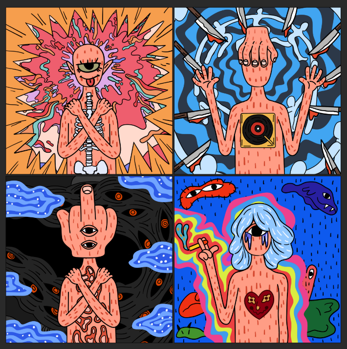 unique project! bought for art! 
<a href="/humanity_NFT_/">Contradictory humanity(Sold Out)</a>