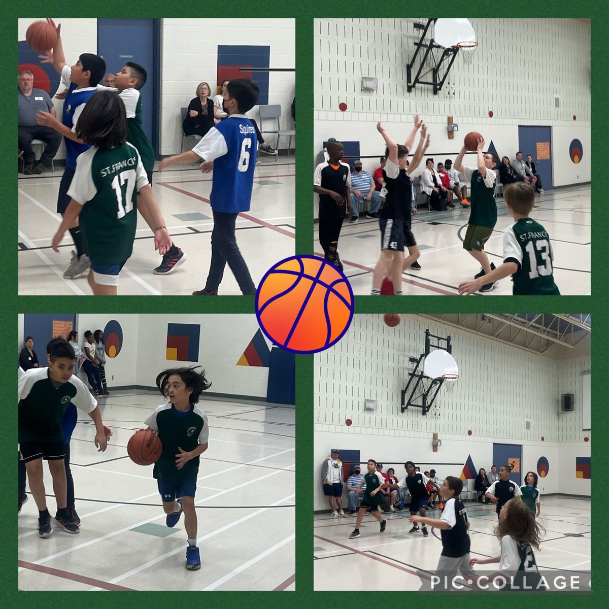MBlaisclassroom's tweet photo. A few action shots from our East End basketball tournament yesterday! So great to see the Ss enjoying athletics! @AssisiOCSB #ocsbBeWell #ocsbBeCommunity https://t.co/xLVcNyRUL9