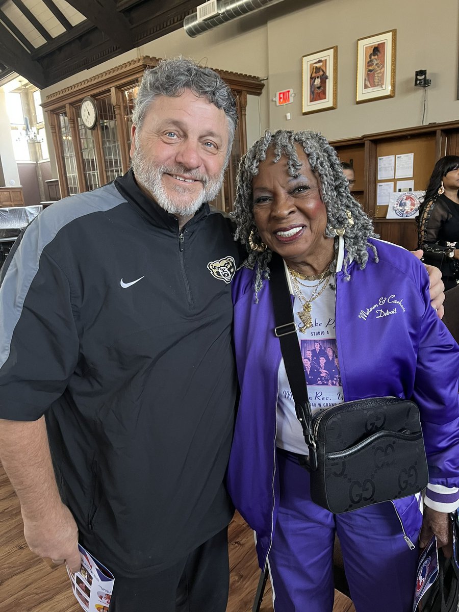 Today I got a hug from Motown legend Martha Reeves. I love this city.