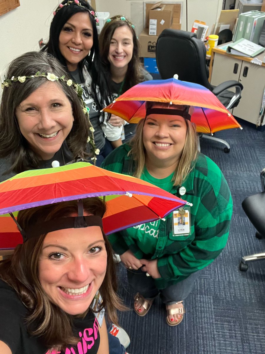 Happy Hat Friday! This weeks theme: April Showers Bring May Flowers! #BeaBOBCAT @Keri_A_McCarty