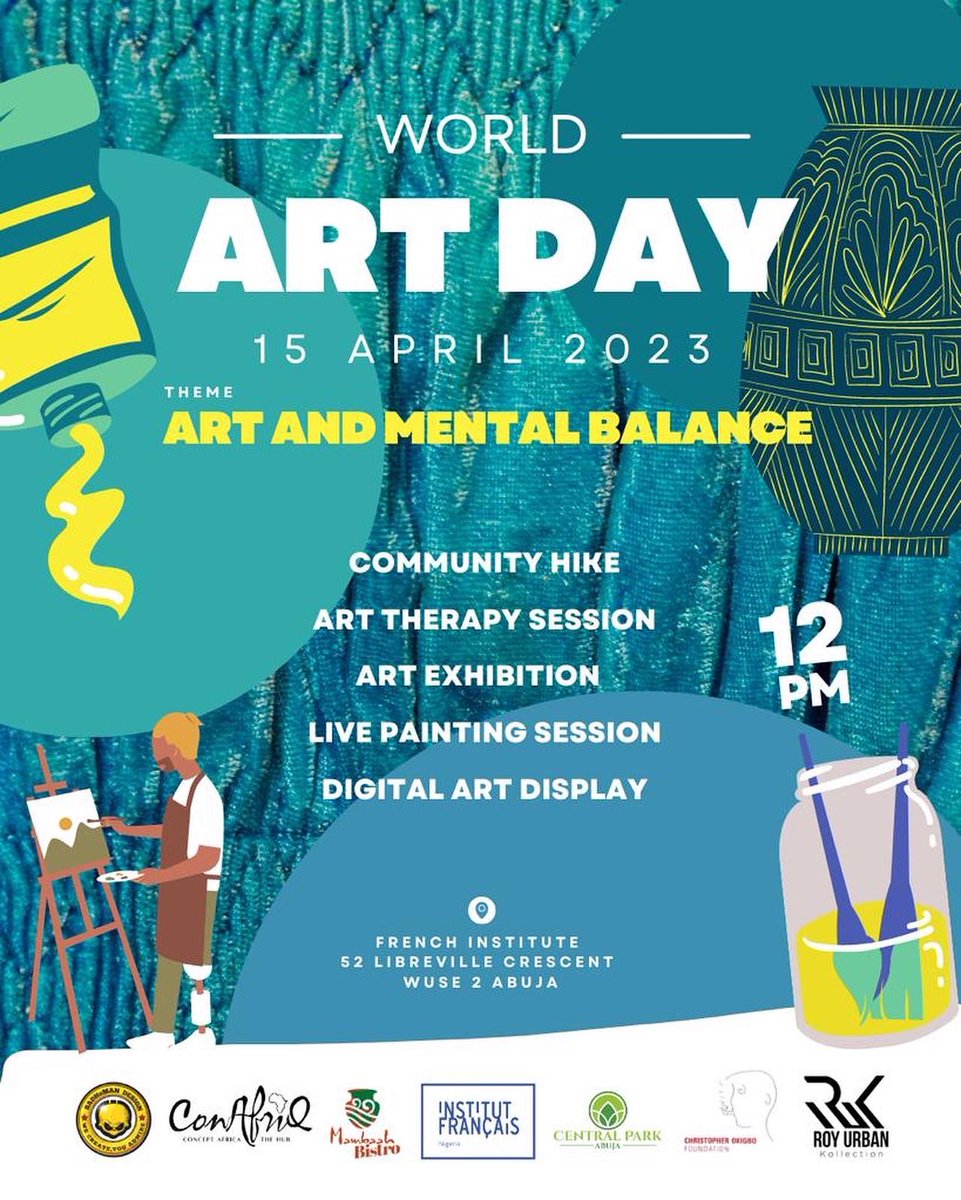 BadhumanDesigns's tweet photo. It’s about time
#wad2023
Works Art Day celebrated
Abuja -IF #Wad #worldartday #bhdesign #bhd https://t.co/nlO13tnmfq