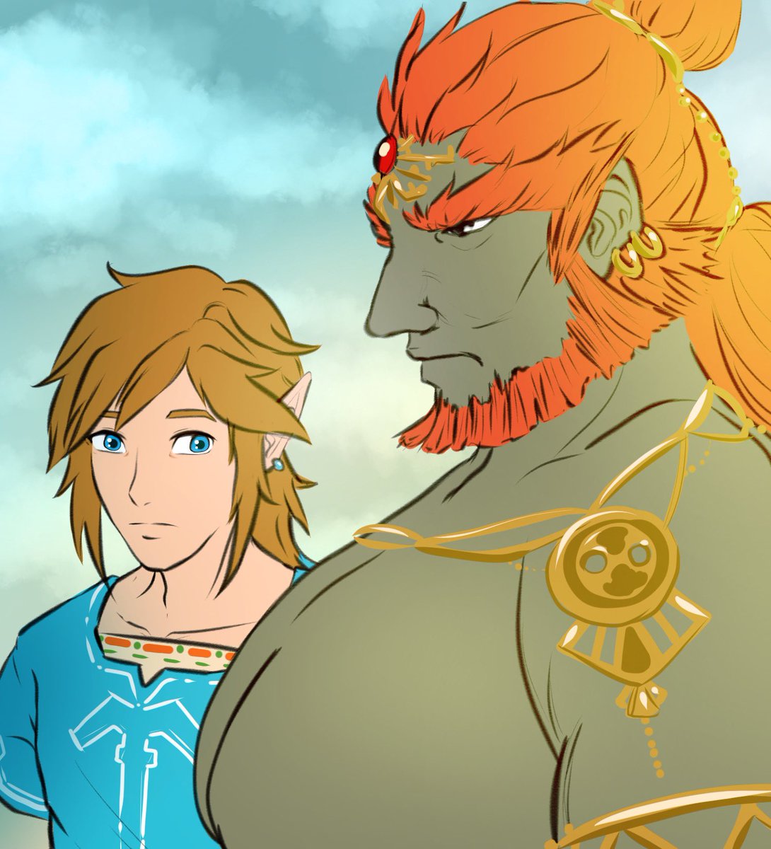 meli_sketch's tweet photo. Return of D̶a̶d̶d̶y̶ the King~!#TearsoftheKingdom #totk #Ganondorf  #zelda https://t.co/AIkdXGUT5n