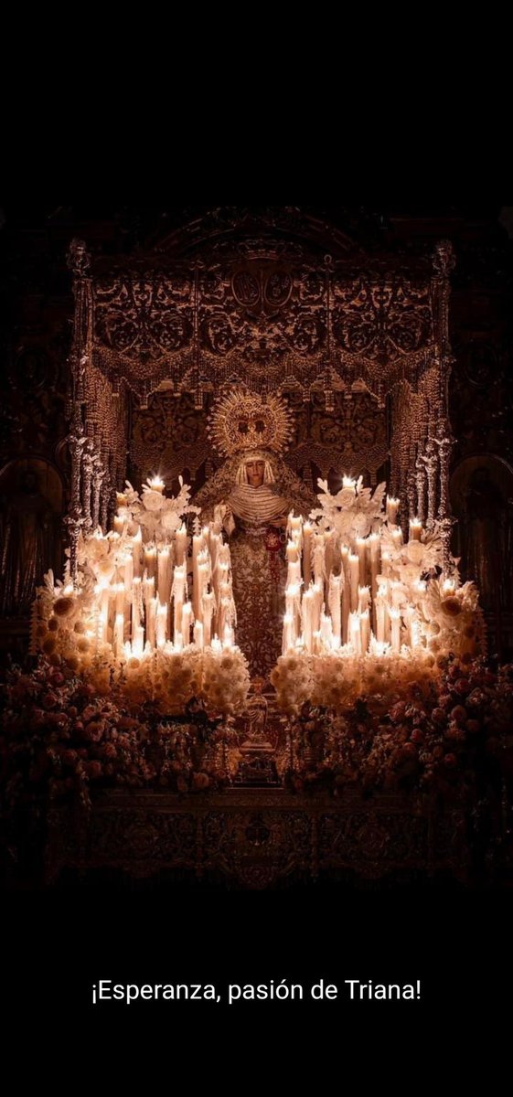 Nunca dudaré quien es la más guapa de España y eres tu esperanza de Triana 💚