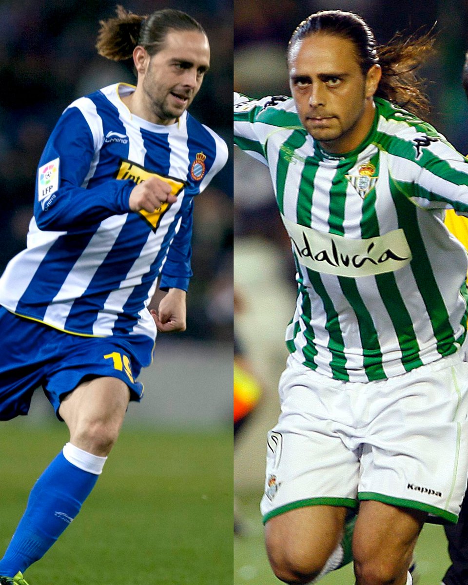 LaLiga's tweet photo. 💚💙 Seguro que los fans del @RealBetis y del @RCDEspanyol recuerdan su nombre...

#RealBetisEspanyol #LaLigaSantander https://t.co/dE9J7c25iR