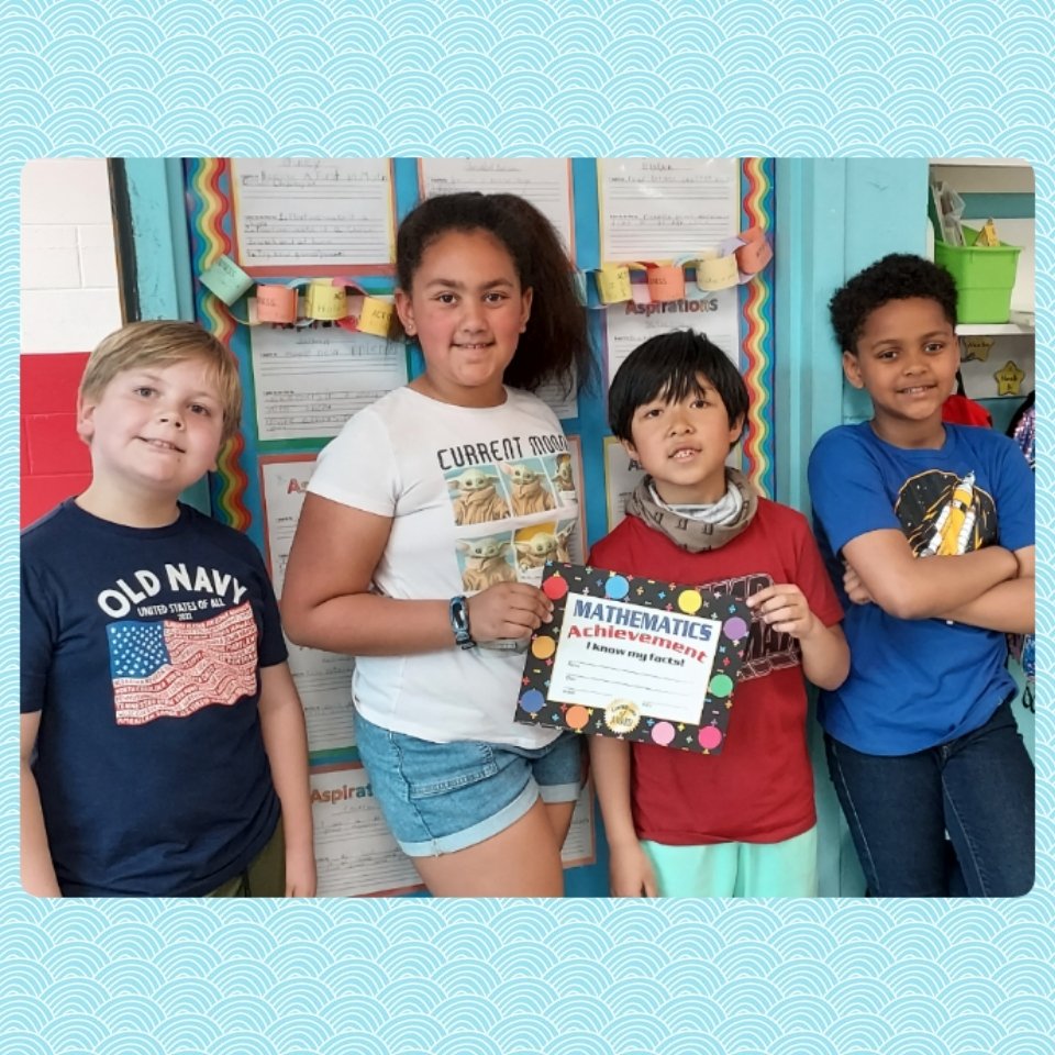 These students earned 100% math fluency in addition and multiplication fact families on Reflexmath.com WAY to GO! @ClaraBartonElem