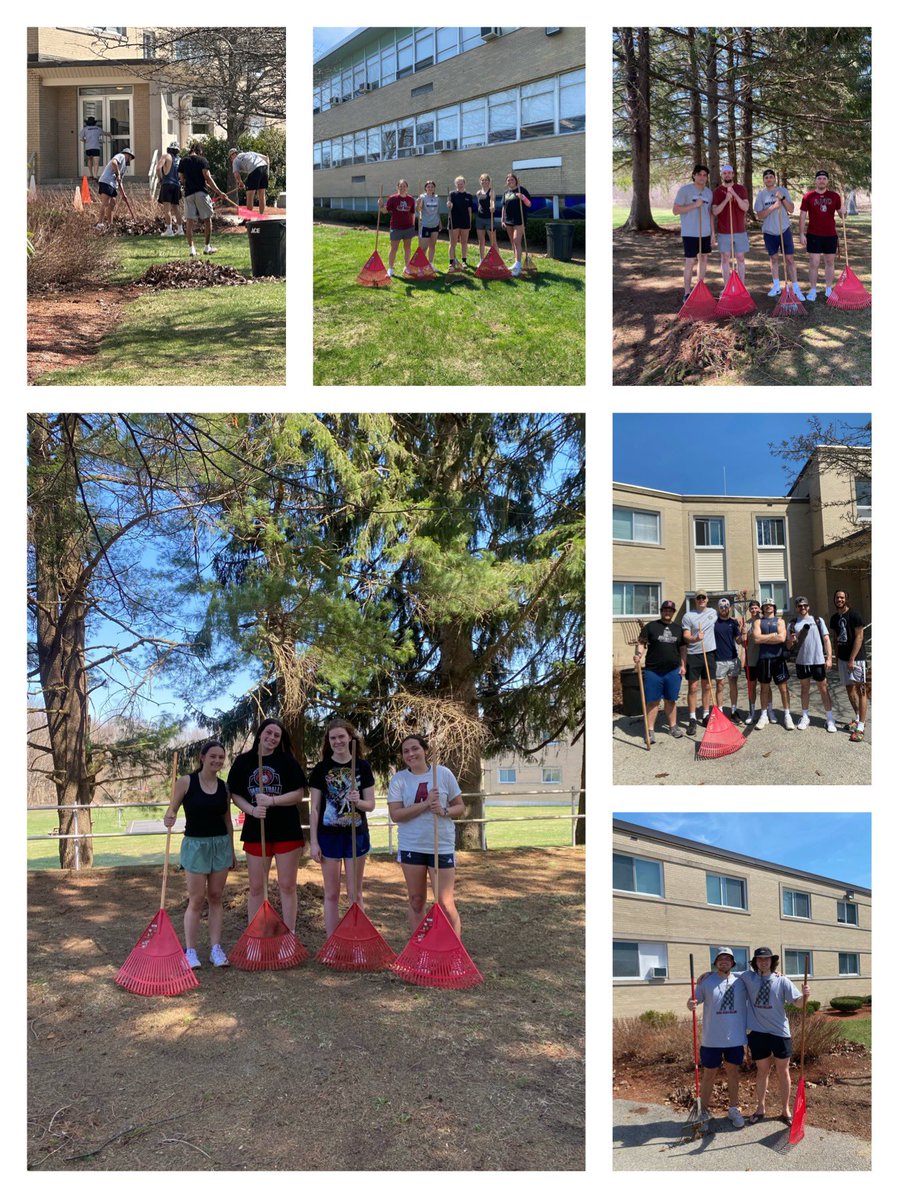 RivierUnivAD's tweet photo. A huge thank you to our @goAMCATS @goannamaria student athletes who helped with some campus cleanup today as part of NCAA D3 Week! @NCAADIII #whyd3 #D3week #AMCATFamily https://t.co/DYoslMUlp0