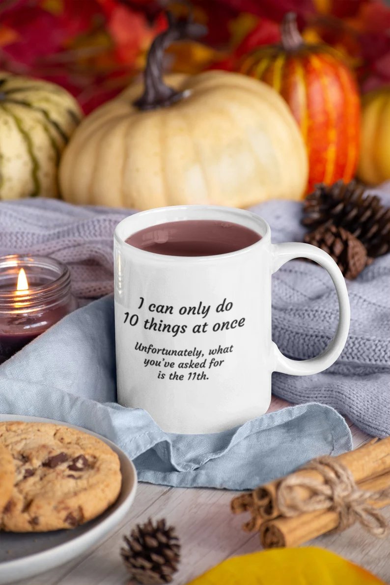 I Can Only Do Ceramic White Glossy Coffee Mug, Choice of Size #JnJGiftsnCrafts #giftsforalloccasion #whiteglossyceramiccoffeemug #icanonlydoceramic #choiceofsize #uniquegifting  bit.ly/3L3CrUV