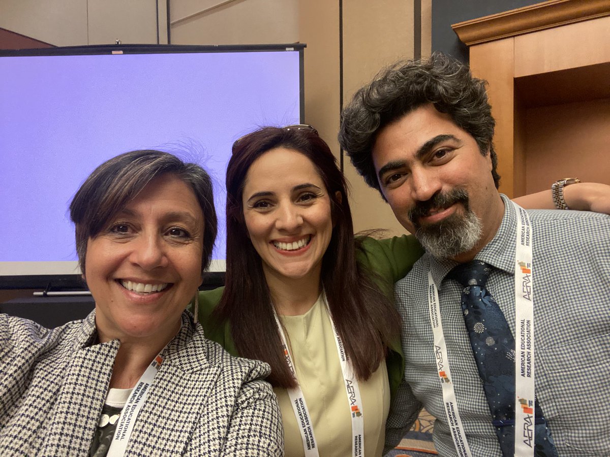<a href="/AERA_EdResearch/">AERA</a> The best part of AERA is presenting with former grad students, Dr. Karami &amp; Dr. Medhi Ghahremani. Check out their work on the Polyhedron Wisdom Model <a href="/Sareh_ka/">Sareh Karami (She/her)</a> <a href="/UBCedO/">Okanagan School of Education</a> @UBCEducation