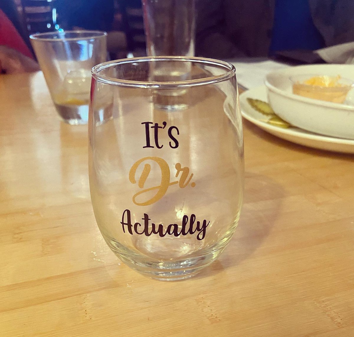 TeachLikeALady's tweet photo. I have the best co-workers! They know me so well!! #friendsforever #doctorallife #finshed #doctorofeducation #gifts #donations #classof2023 #FridayVibes https://t.co/F6ioKc26bF