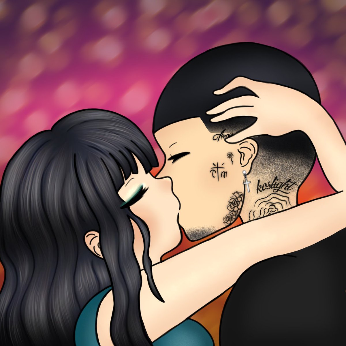 kosIight's tweet image. - Besito sabor menta, aroma de sandía… 🥀