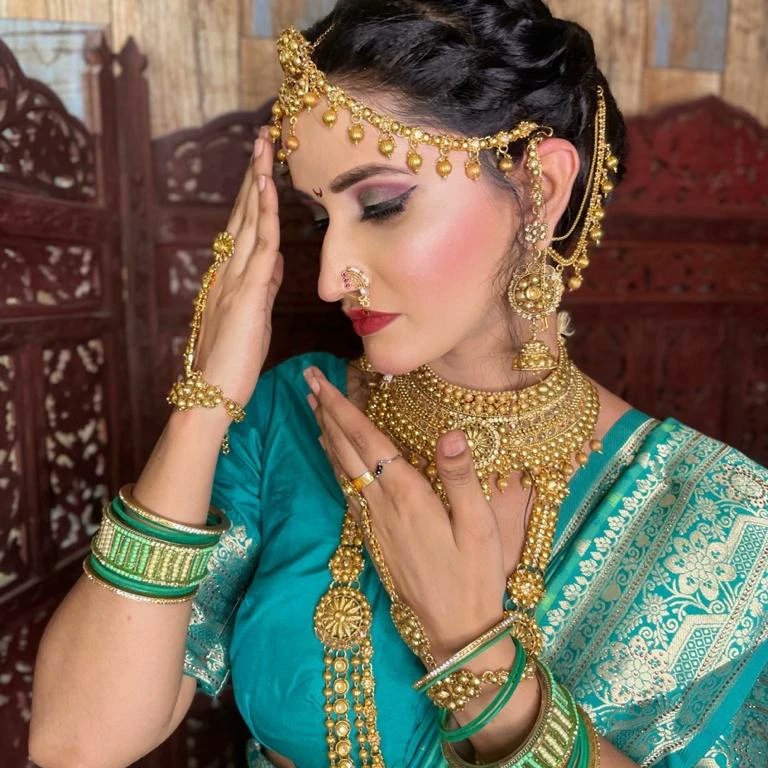 #marathibride #marathilook #makeover #makeupartist