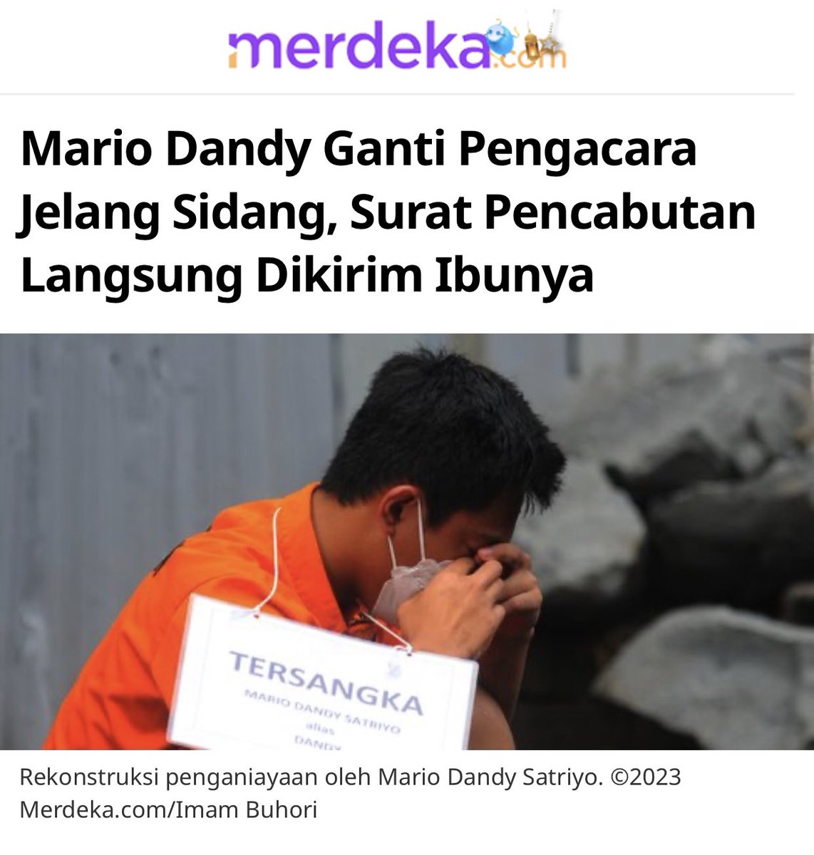 DiPolitikID's tweet photo. Pengacaranya yang lama kurang mempan ya ? 

Mungkin bayarannya kurang kali 🤭 https://t.co/pGoxmkMqBO
