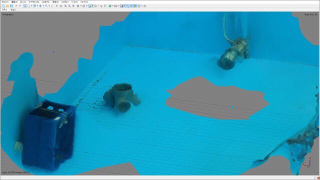 kwhr_gyo's tweet photo. 先日お伺いしたジュンテクノサービスさん
コンテナプールでごにょにょな検証
ガラスの反射や特徴点の少なさなど、
ハードルの高いファーストトライでしたが、
まずまずの出来
#ジーエスワークス
#水中フォトグラメトリ
#CHASINGm2
#ジュンテクノサービス
#ドローンテクニカルファクトリー川越 https://t.co/zlrYYVeUJS