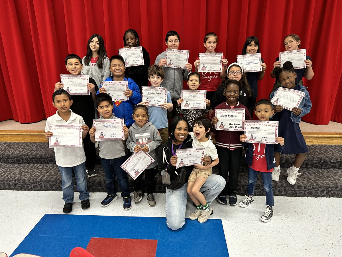 We are RISK-TAKERS! Congratulations to these Rangers of the Week for stepping outside of their comfort zone to try something NEW this week! 🙌🏼