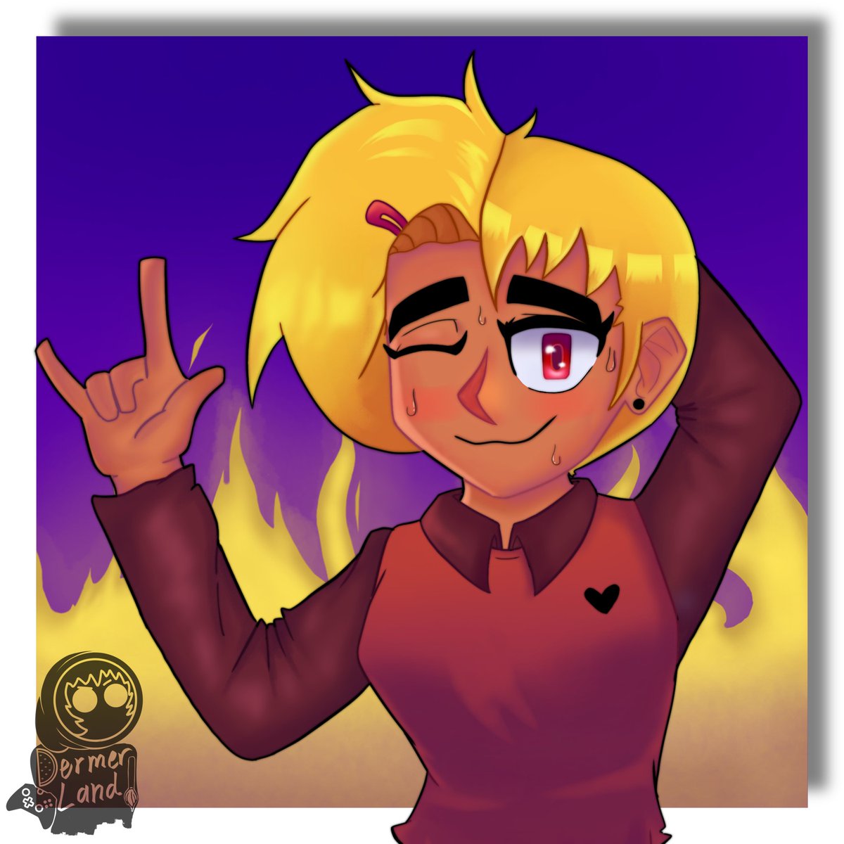dermerland's tweet photo. Jai evriuan xdd
Hoy les traigo un dibujo de Chloe, Oc de: @Deven_Tolo 🙀
Me gusta mucho su diseño, así que me animé a dibujarla.
Monita bonita ojalá y aceptará una cita conmigo 🥺
#oc #originalcharacter #fanart #ibisPaintX https://t.co/P1kQrjNMIO