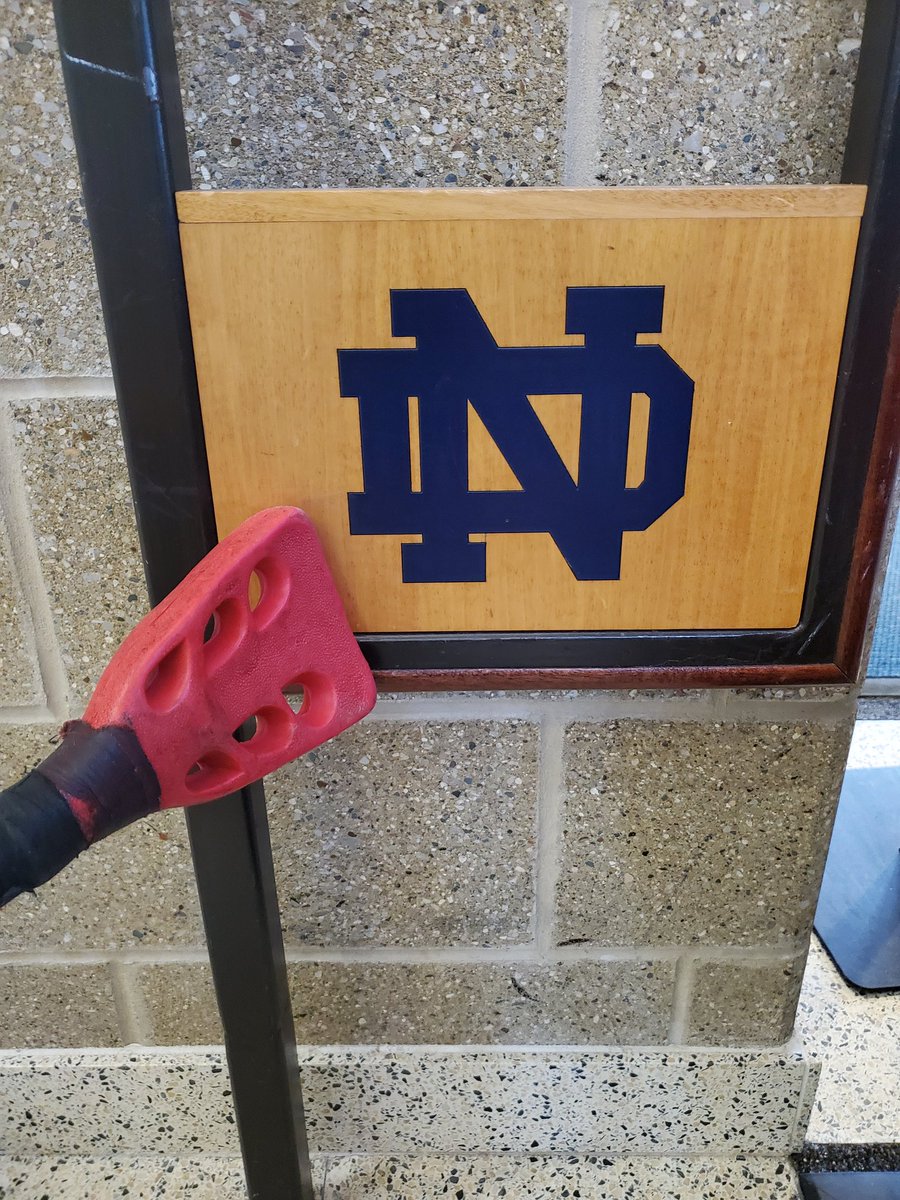 Let's Do This! #broomball #Nationals #NotreDame