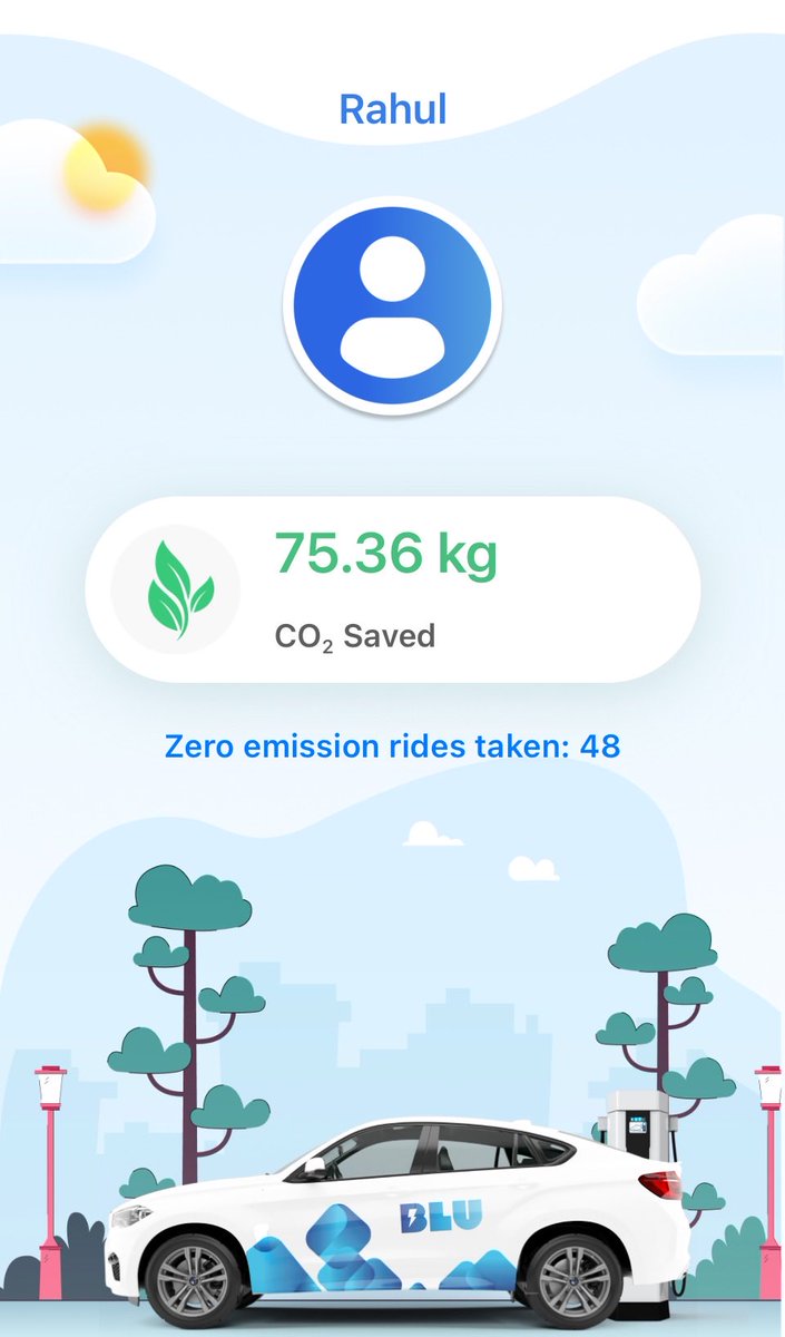 I’m part of a revolution. A revolution to transform our city by getting rid of toxic emissions! Join me & BluSmart in our mission to get #CO2SeAzaadi. 💙 
blu-smart.com/app