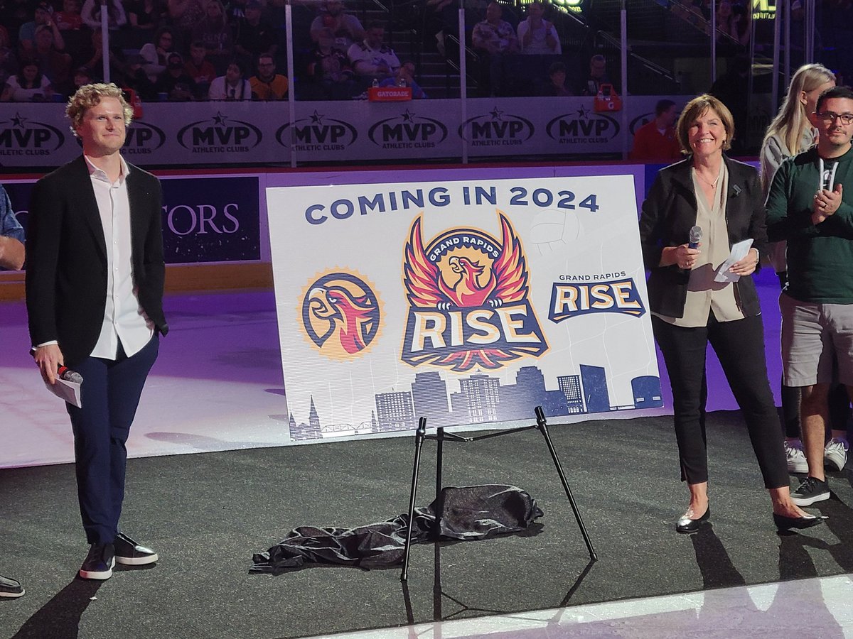 TJKu29's tweet image. 🚨 BREAKING NEWS 🚨

The new @RealProVB team in West Michigan will be called the Grand Rapids Rise!

#RealProVB #Volleyball @MLiveSports