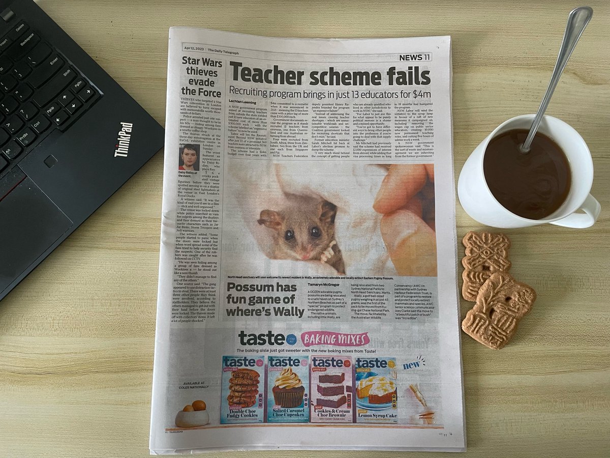 🗞️ Eastern Pygmy Possums appear in The @dailytelegraph!

#ICYMI – Last week, we translocated a dozen of these adorable marsupials to North Head Sanctuary (NSW), where we work with Sydney @harbourtrust to restore and protect locally extinct species. More 👉 bit.ly/AWC-Tiny-Track…