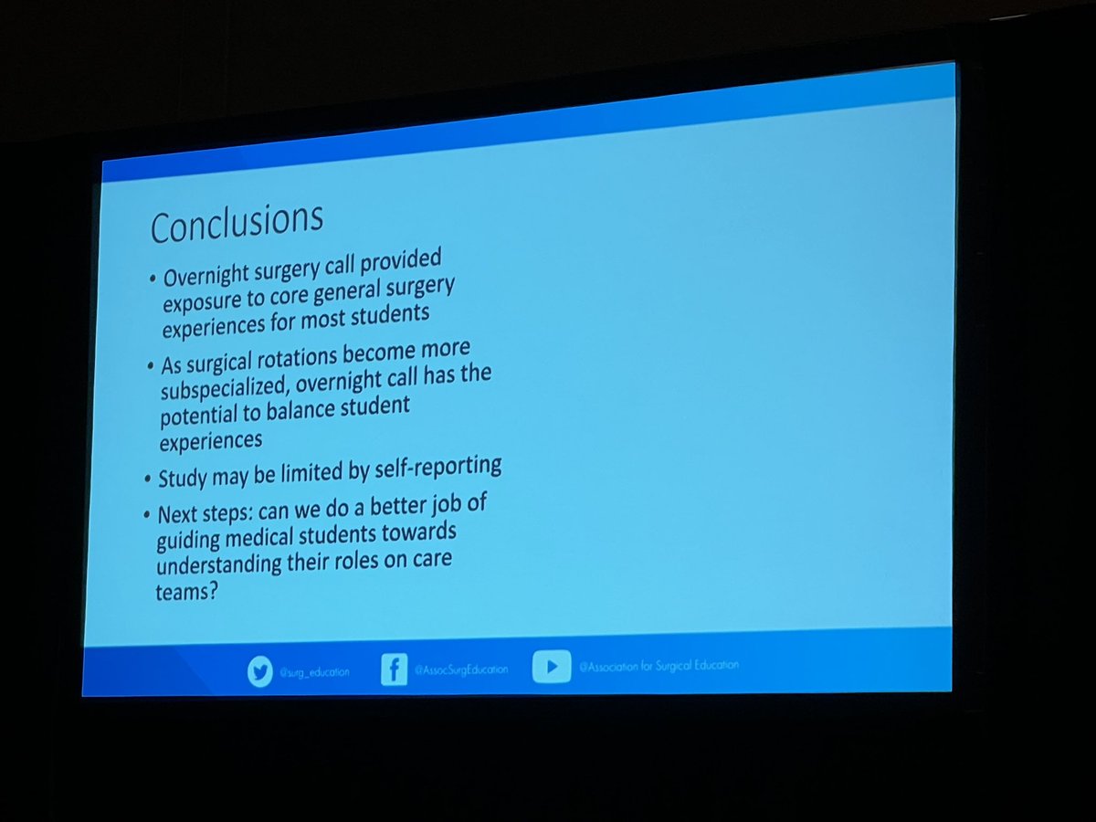 Meredith Sorensen (@mjsorensenmd) on Twitter photo Overnight call on the surgery clerkship still provides valuable experiences for medical students. Outstanding job <a href="/mingcai2020/">Ming Cai, MD, MSEd</a> presenting this work at #SEW2023! <a href="/DartSurgery/">DartmouthSurgery</a> <a href="/GeiselMed/">Geisel School of Medicine at Dartmouth</a> <a href="/Surg_Education/">Association for Surgical Education</a> Overnight call on the surgery clerkship still provides valuable experiences for medical students. Outstanding job <a href="/mingcai2020/">Ming Cai, MD, MSEd</a> presenting this work at #SEW2023! <a href="/DartSurgery/">DartmouthSurgery</a> <a href="/GeiselMed/">Geisel School of Medicine at Dartmouth</a> <a href="/Surg_Education/">Association for Surgical Education</a>