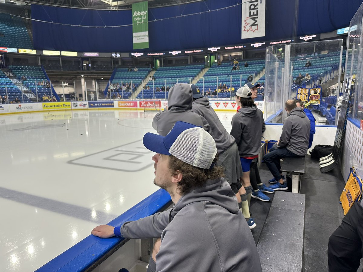 Whole gang’s out here.