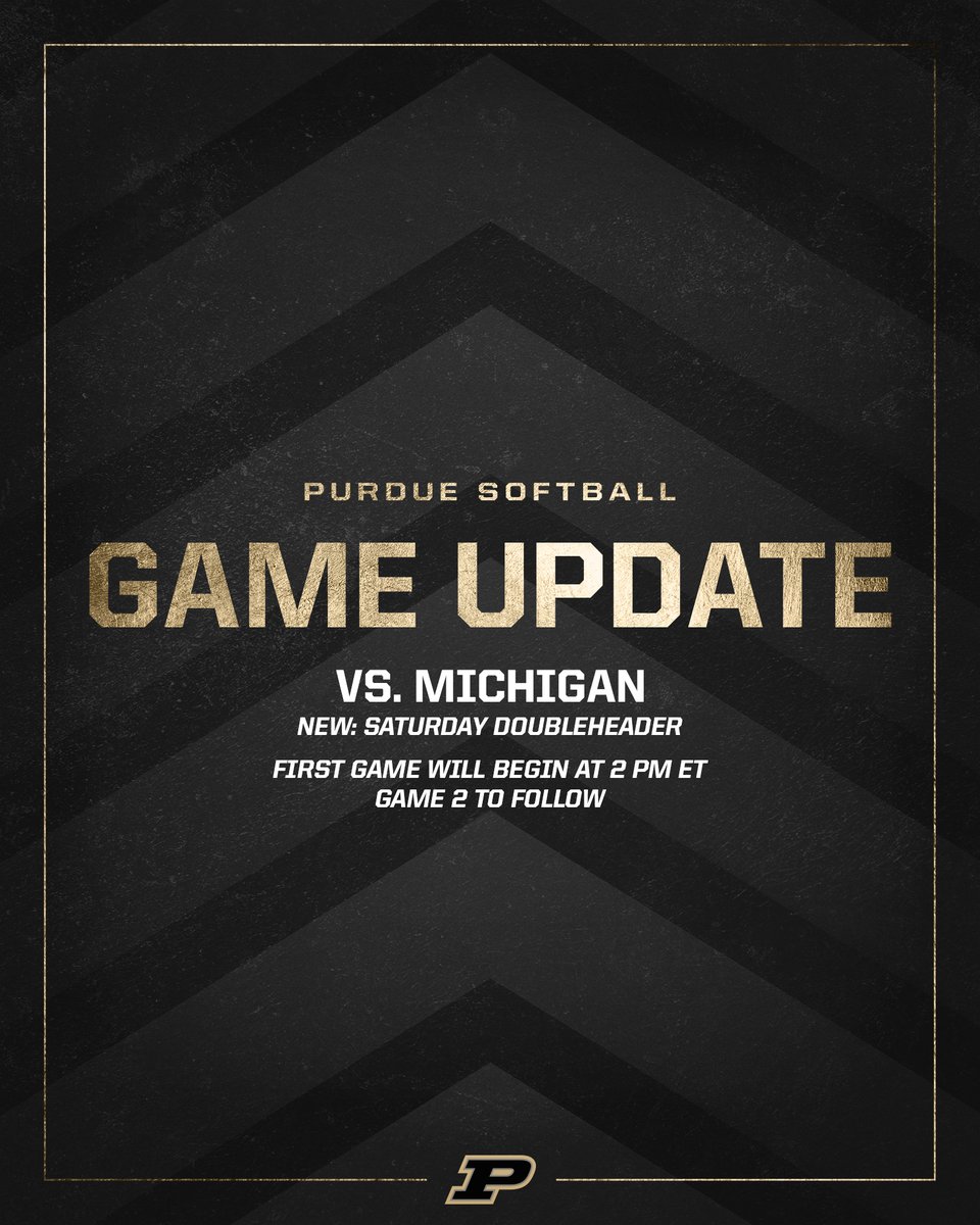 🚨 Schedule Update 🚨

Due to impending weather on Sunday, we are moving to a doubleheader tomorrow beginning at 2 p.m. ET.