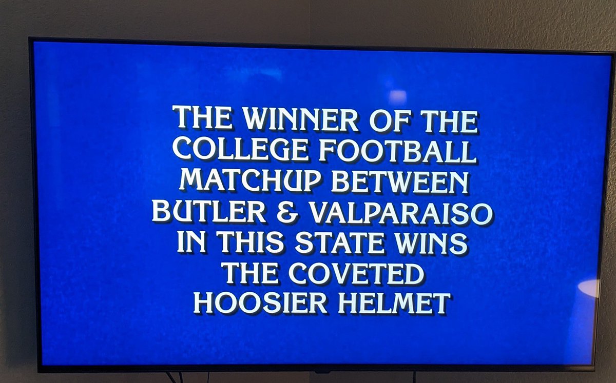 Make it a true daily double Alex. @ValpoUFootball #Helmet