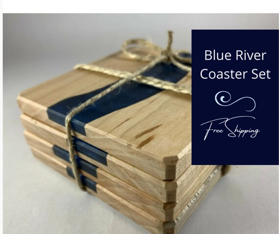 DecorMustHaves's tweet photo. Wood Epoxy River Coaster Set of 4, Resin Drink https://t.co/CisCsai3Jx #bluerivercoasters #epoxycoasterset #customcoasters #blueepoxycoaster @etsymktgtool https://t.co/ngaViQygnU