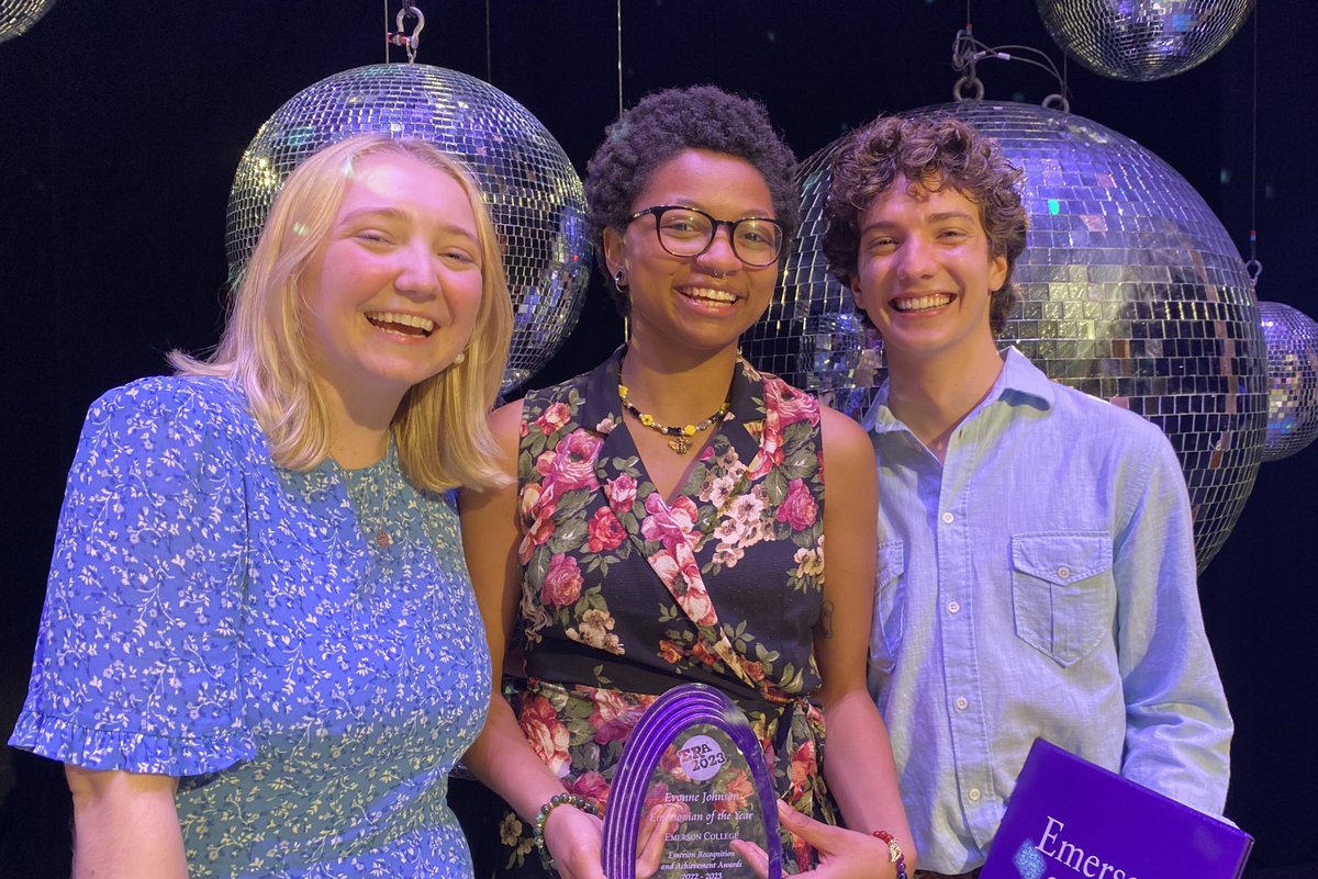 itbeevonne's tweet photo. Honored to be Emerson’s 2023 Emersonian of the Year recipient!Thank you @EmersonCollege and everyone who continues to support me! :) <3 https://t.co/Wa4F8wnZ1K