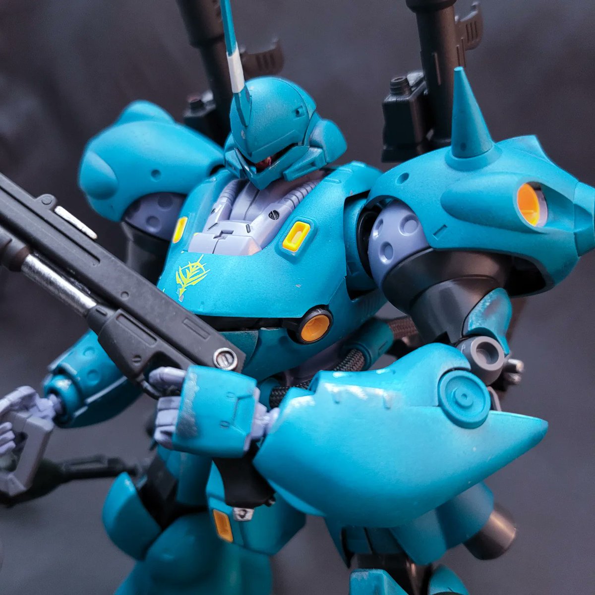 joshthomas45's tweet photo. Been a while since I've done one of these. MG Kampfer I just finished this week. #gunpla #gunplabuilding #ArtistOnTwitter https://t.co/pfIR1fgVZY