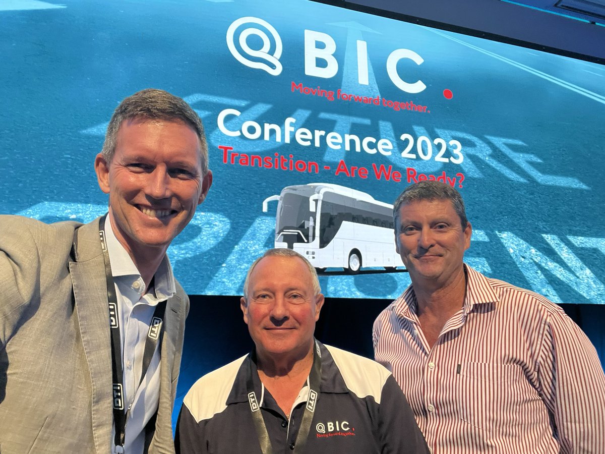 A pleasure joining <a href="/_QBIC/">QBIC</a> Annual Conference in Cairns

A huge decade of zero emission transformation already underway in partnership with @AnnastaciaMP Palaszczuk Government

A salute to outgoing CEO of 16 years David Tape who has been a great bus industry leader in Qld