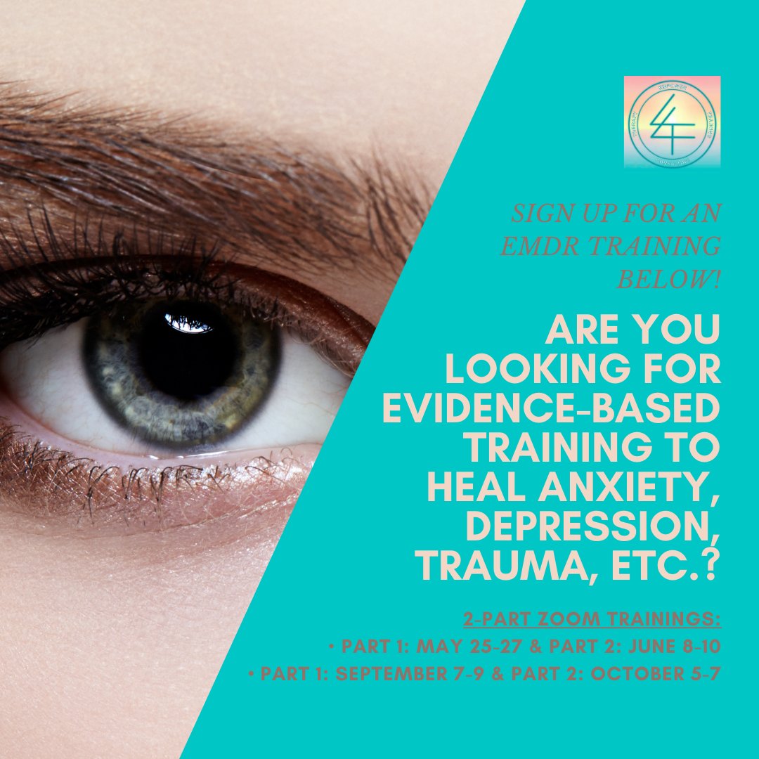 empowertct's tweet image. Book your seat to learn how to integrate EMDR into your clinical practice: bit.ly/3RR2vEs
#EMDRIA #belieffocused #trauma #healing #privatetraining #empowertct #EMDR #EMDRtraining #therapy #systemchange #evidencebased #counselor #MFT #psychologist #socialworker