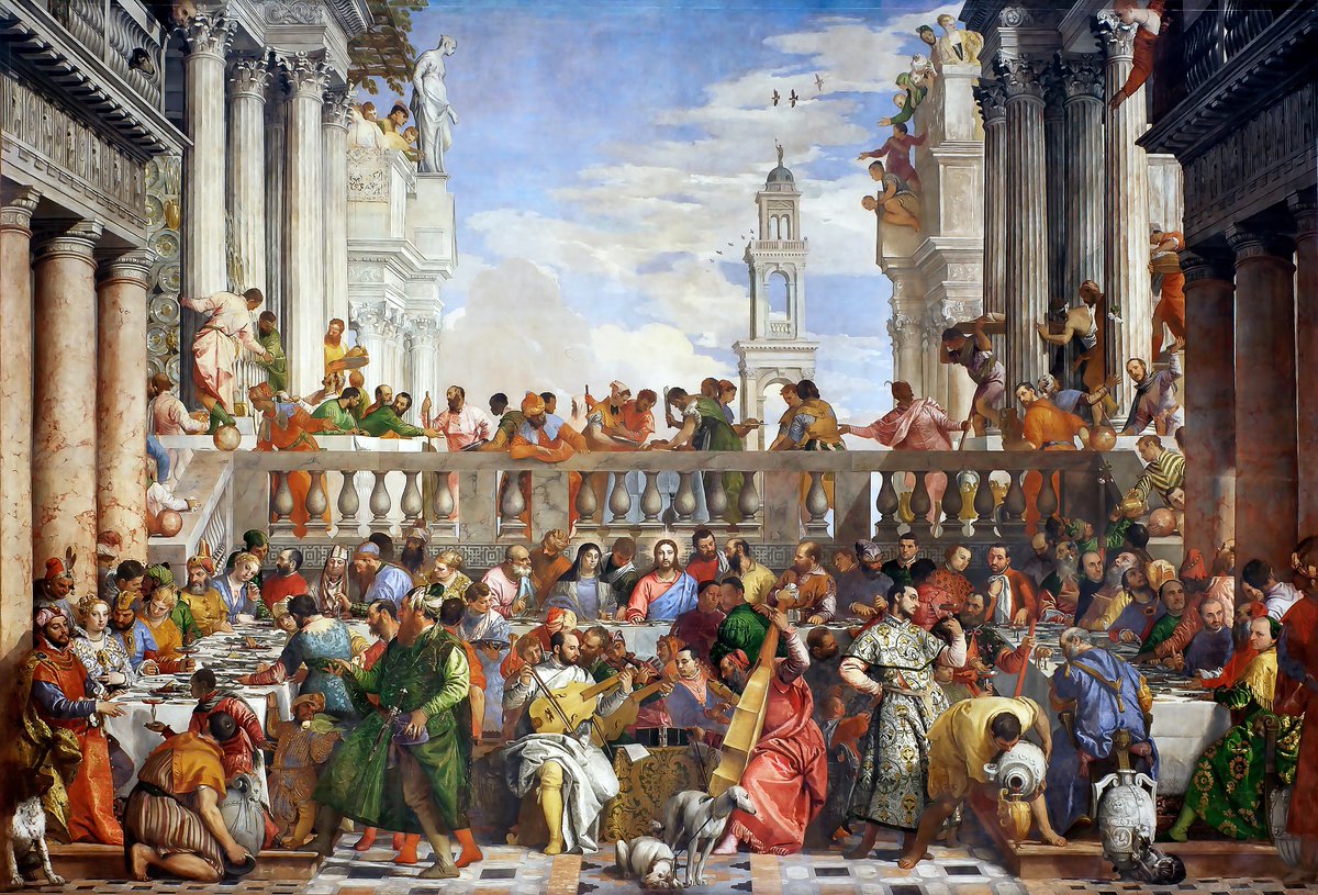 ArtPrinterCO's tweet photo. Paolo Veronese - The Wedding at Cana (1562)

#art #artist #artwork #fineart #visualart #artgallery #museum #artiste #peintre #culture #culture #vintage https://t.co/K1gz0eLqVN