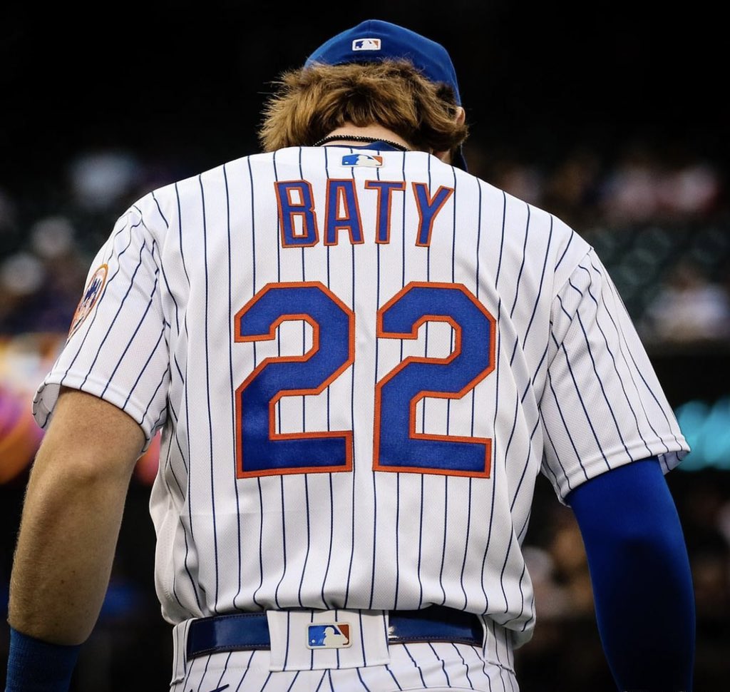 TheWardyNYM's tweet photo. Brett Baty his hitting .400 with 5 HRโs & 14 RBIโs. His OPS is up to 1.374. ๐คฏ
Itโs TIME to #FreeBaty. #LGM https://t.co/BPyT4JCvIw