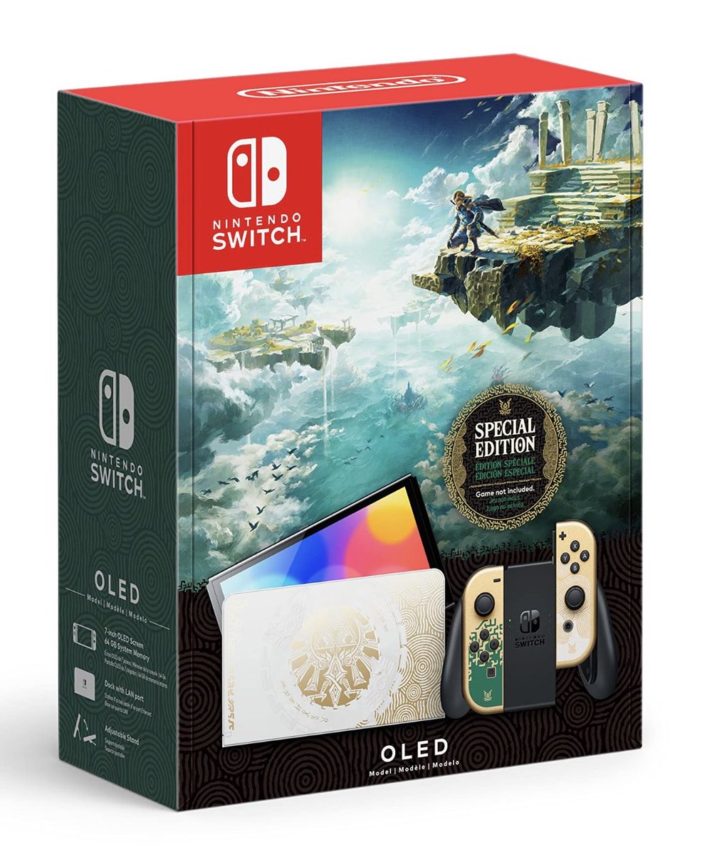 SansElle's tweet photo. So I pre-ordered my new Zelda Switch but I’m big mad the pro controller sold out before I could order.  💔💔

#zeldatearsofthekingdom #zelda #zeldaswitch #switchpreorder #nintendoswitch #specialeditionswitch https://t.co/kBO7h2mXq7