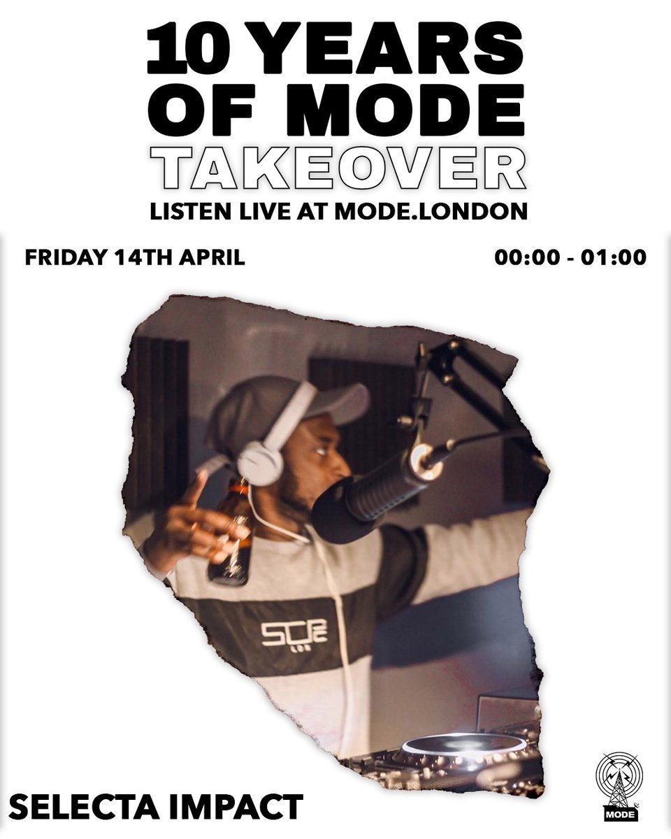 Moderadiolondon's tweet photo. .@selectaimpact live in the dojo joined by a bag of shellers just like old times
#10YearsOfModeTakeover
#ModeIsHome
https://t.co/37qOyxMm10 https://t.co/YM9nW78ijA