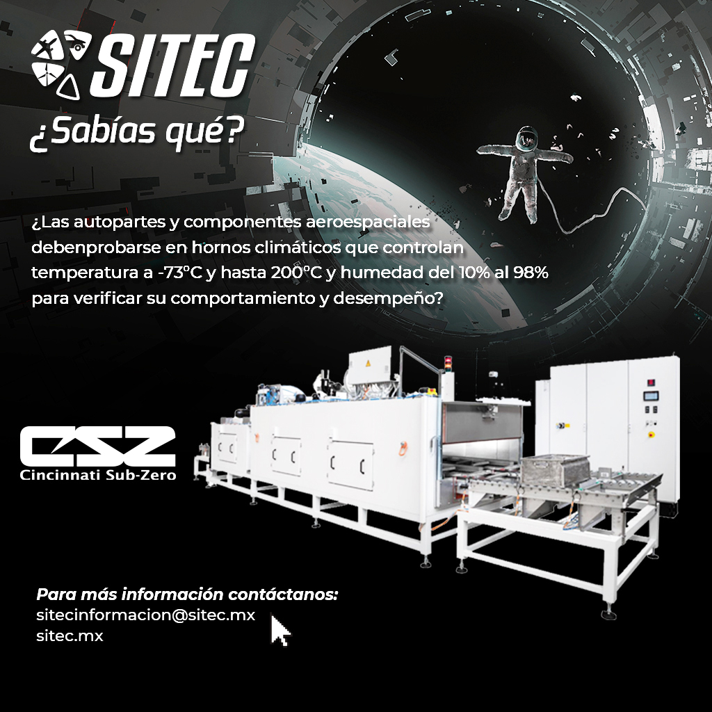 SITecMexico's tweet photo. ¿SABIAS QUE?
¿En SITEC también apoyamos a la industria aeroespacial?
#SolucionesSitec #CSZ #CincinnatiSubZero #sitecsoluciones #testingforbetterlife #SolucionesSitec https://t.co/4frAcjr8Hm