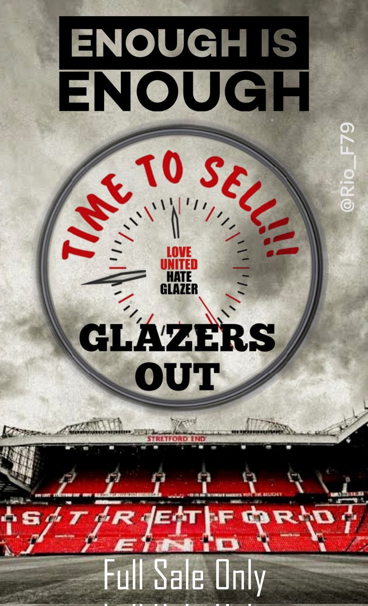 Rio_F79's tweet image. Good Morning Awesome Reds. Have a cracking weekend👍🏼🇾🇪

Be Relentless &amp;amp; keep the below trending👇🏽

➡ #GlazersOut 🔰
➡ #FullSaleOnly ✅
➡ #NoToElliott 🚫

Keep fighting 💪🏼

#MUFC 🇾🇪 #UTFR 🇾🇪

@bloom200 @UTD_Anna_ @AlanWhittaker12 @manutdirishreds @Utdrules4ever @KlCKASSCANTONA