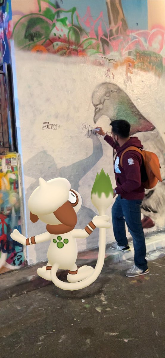ElPochum's tweet image. Add this to the list of cool Pokestops! Sadly however, it’s not there since the Graffiti tunnel welcomes anyone to tag the walls! So I took advantage with Smeargle!

(51.5018379, -0.1154309)

#graffiti #graffitiart #pokestop #pokemongo #smeargle #RickandMorty 
#graffititunnel