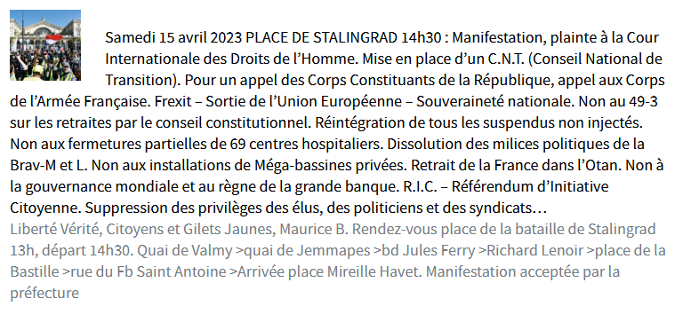 pauvreencolere's tweet photo. 2eme #manif gilet jaune #manif15avril2023 #giletsjaunes #GJ #ultrajaune #GiletJaune ou noir... à #paris 2!
contre #macron #ReformeDesRetaites /#Conseil_Constitutionnel
+dire #64AnsCestToujoursNon et #64ansCestNon NON #NON!
2eme 1peu+#gauche=politiq...#GiletsJaunes #GILETS #JAUNES https://t.co/Q7xRzkuOEG