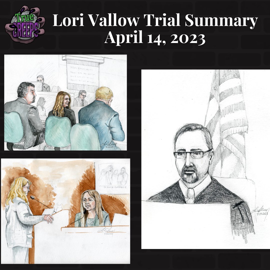 On 4/14, in the #LoriVallow Trial  Detective Nathan Duncan and Zulema Pastenes testified. We will be releasing an episode on Saturday to discuss case updates.
#LoriDaybell #ChadDaybell #VallowTrial #TyleeRyan #JJVallow #TammyDaybell #TrueCrime #USNews #TrueCrimeNews #Vallow