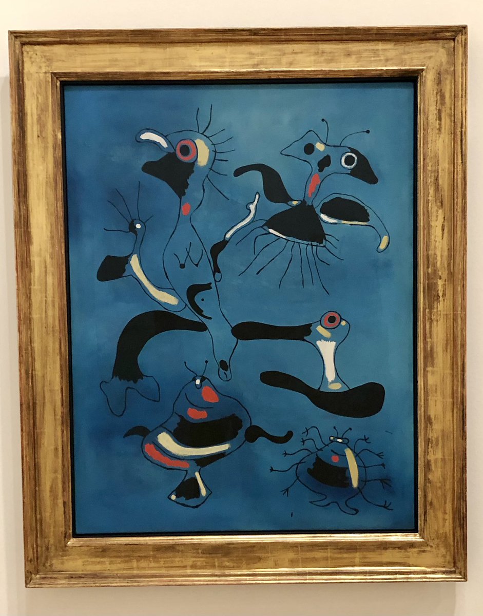 Joan Miró “Birds and Insects” 1938 Guggenheim Bilbao #oiloncanvas #Bilbao #guggenheimbilbao #espanapintura    #ncartists #weswaugh #boonenc #watercolor