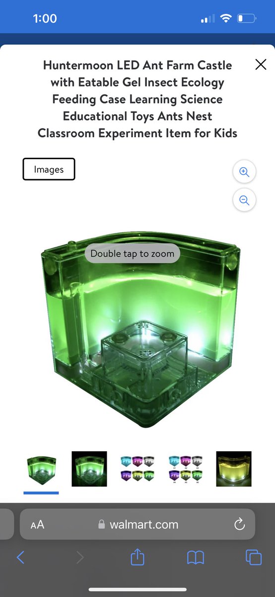 Babe r u ok? You e hardly touched your Huntermoon LED Ant Farm Castle with Eatable Gel Insect Ecology Feeding Case Learning Science Educational Toys Ants Nest Classroom Experiment Item for Kids