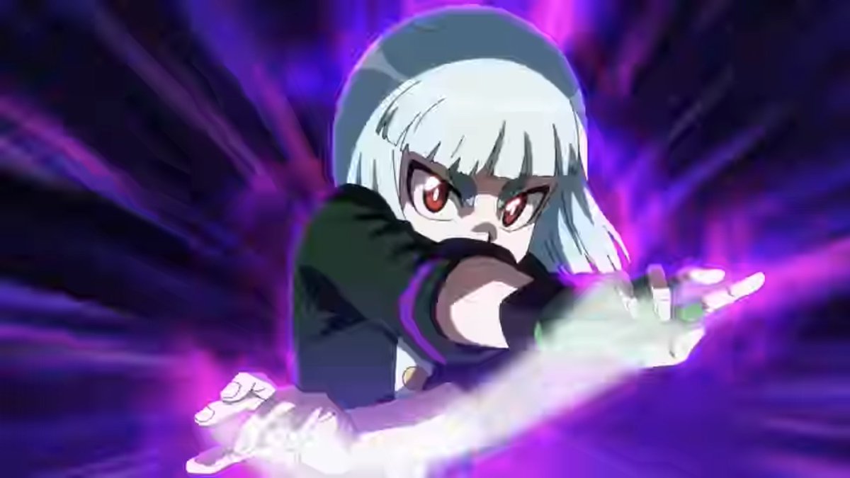BeauVO's tweet photo. I thought "this pose feels familiar to me somehow" and then it hit me 😂 #Bashara #Beyblade #beybladeburst #QuadDrive #animé https://t.co/6J5f4iVwtU