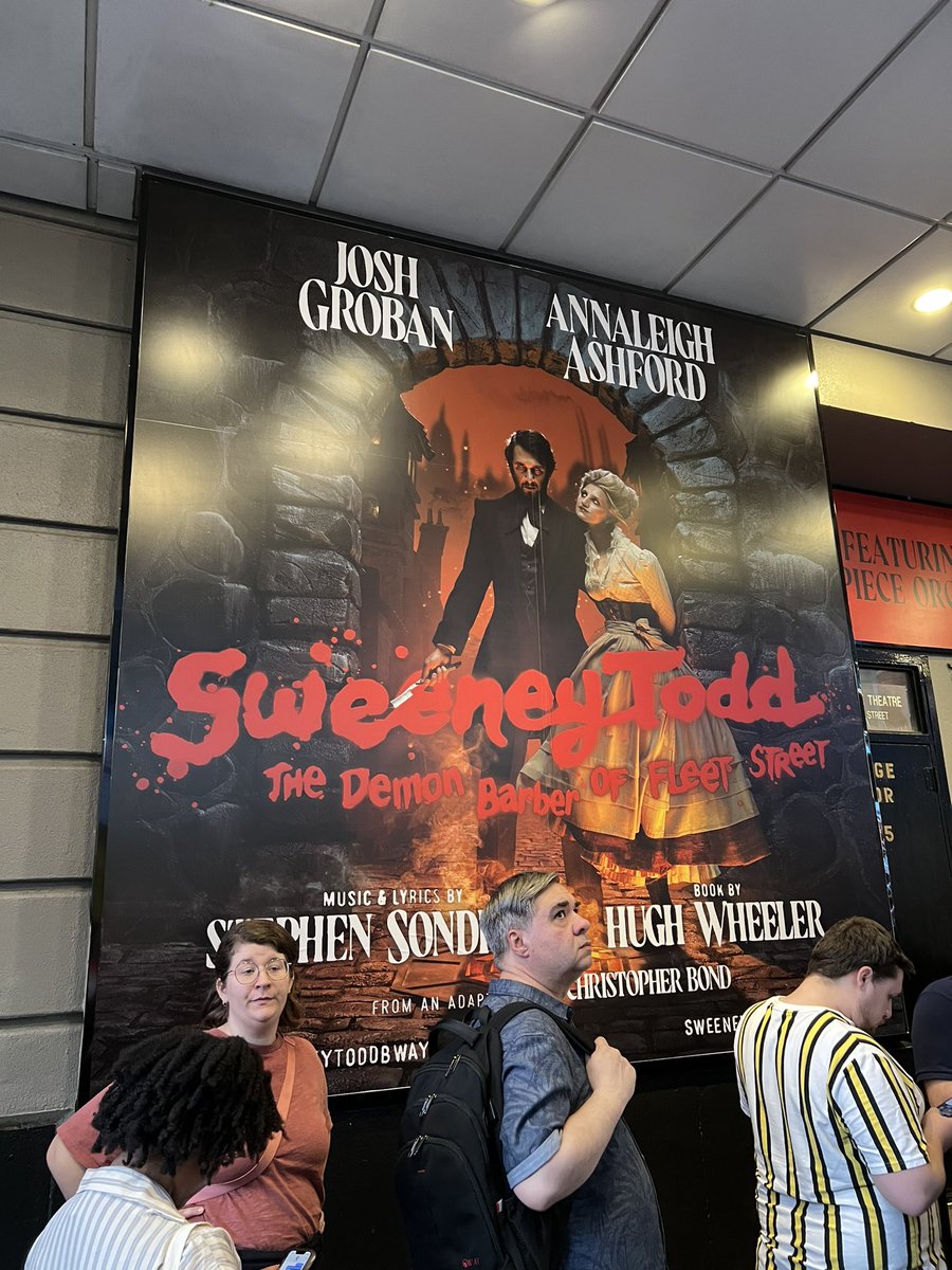 c_evan1's tweet photo. @sweeneytodd @joshgroban sing to us 🎶🎶 https://t.co/v6iyrvUqTY