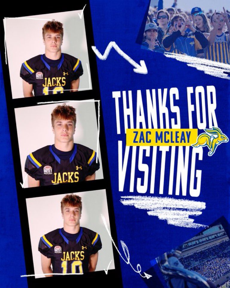 Had an amazing junior day at SDSU! Thanks <a href="/CoachBibbs52/">Jalon Bibbs</a> for the invite!! <a href="/GoJacksFB/">SDSU Football</a>
