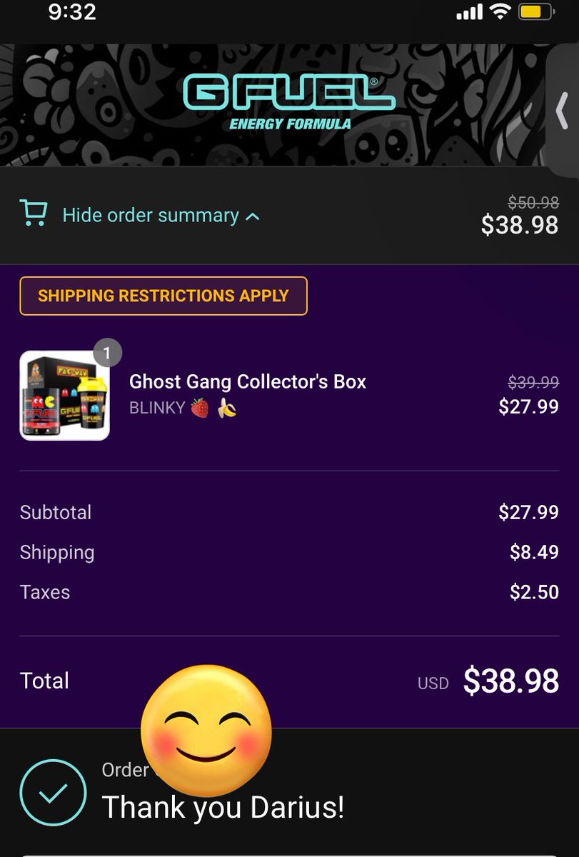 dlegg236's tweet image. Had to cop the pac man collectors box the cup is just to nice to miss out on💯🔥and you really cant go wrong with pac man like who doesn’t love pac man💯😁 also use code MARSBARS for a fat ol 30% discount🔥🔥🔥 #GFUEL #marsbars