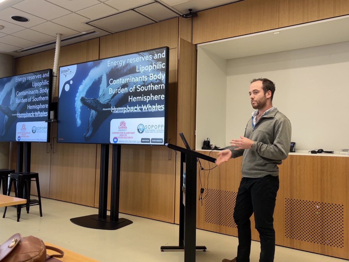anzscsmm's tweet photo. Excellent ending for the first two topics of the workshop with talks by @Alexand64287372 and @OteriErika on their methodologies with some incredible results to come! 
Followed by a panel discussion on Diet Analysis and Bioenergetics &amp; Food Web Analysis https://t.co/Envdnv8DJi