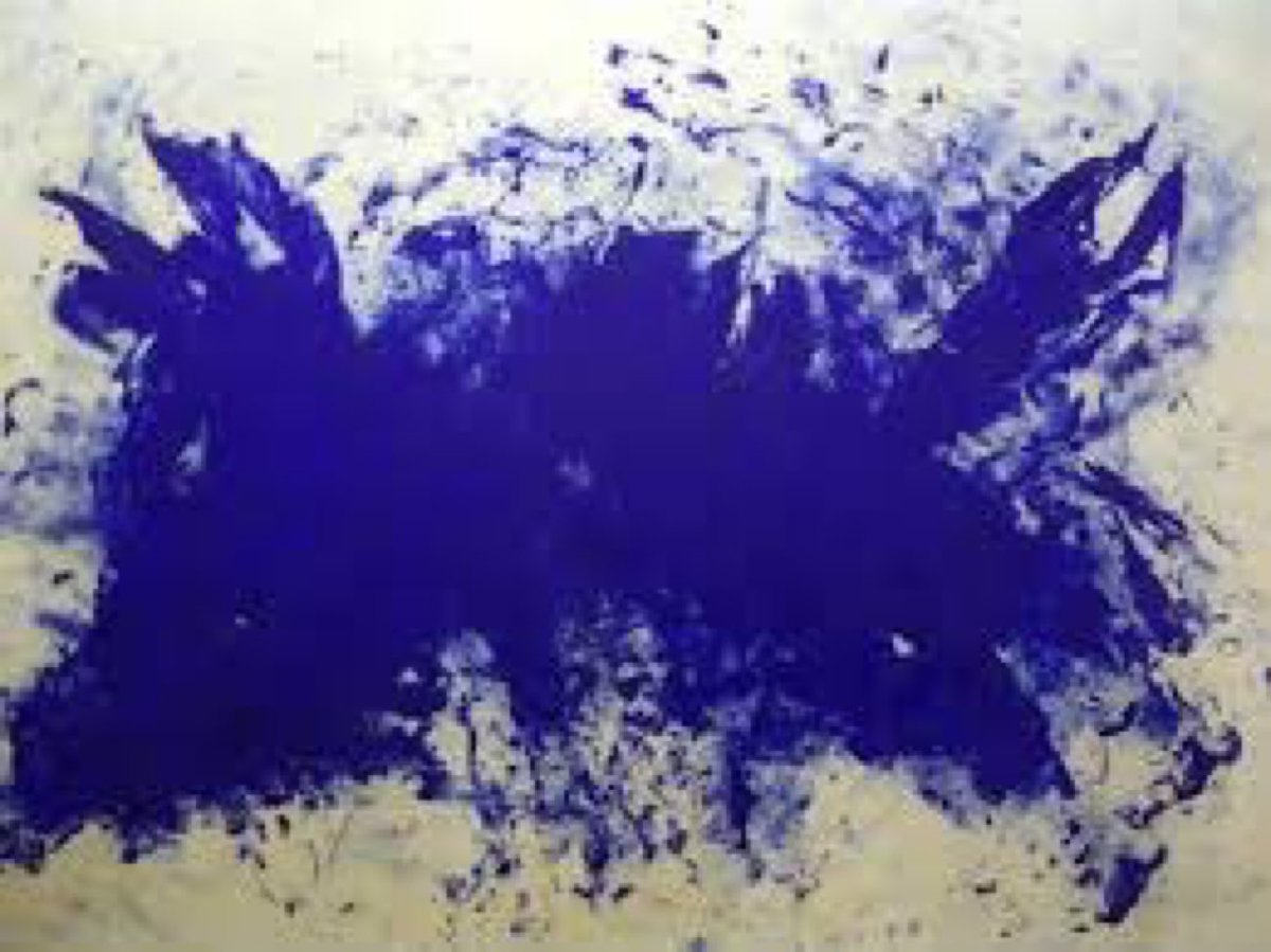 Yves Klein “No man will ever be whole and dignified and free except in the knowledge that the men around him are whole and dignified and free...” —-Wendell Berry